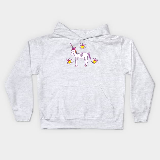 Unicorns for Rights Kids Hoodie by andryn